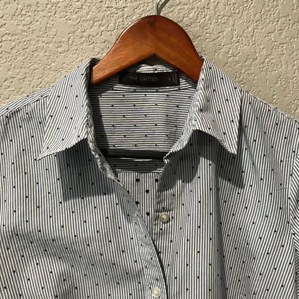 Limited Striped Blue Button Down - Picture 2 of 2